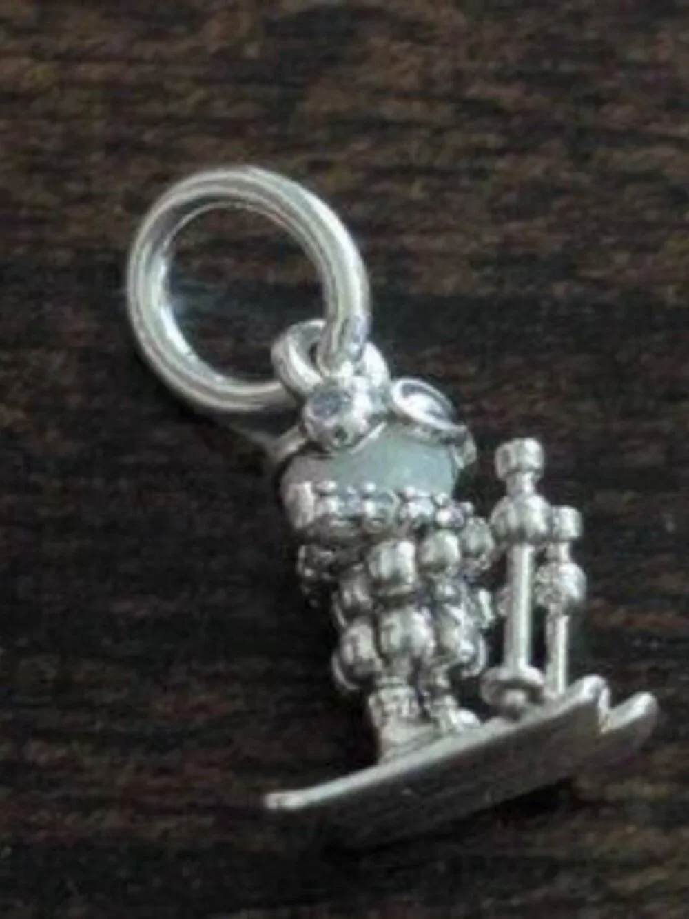 Authentic Skier Dangle Pandora Charm - Picture 5 of 5